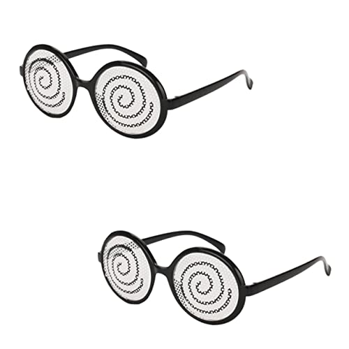 TOPPERFUN 2Stücke Neuheit Brille für Halloween Party Lustige Fotografie Requisiten Hochwertigem PC Material für Kostümpartys Cosplay Events von TOPPERFUN
