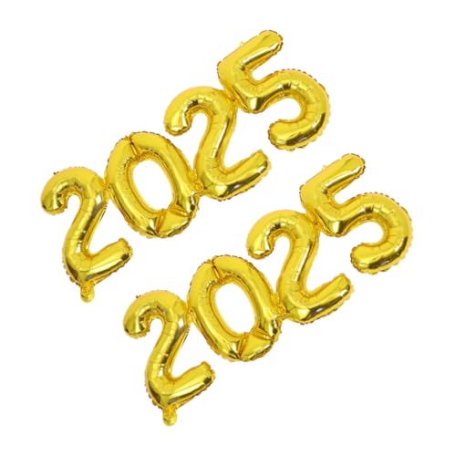 TOPPERFUN 2Stücke Zahlenballons Goldfolie für Neujahr Partydekoration Luftballons für Silvester Langlebige Aluminiumfolie Einfache Handhabung und Vielseitig Einsetzbar TOPPERFUN 2Stücke Zahlenballons Goldfolie für Neujahr Partydekoration Luftballons für Silvester Langlebige Aluminiumfolie Einfache Handhabung und Vielseitig Einsetzbar von TOPPERFUN