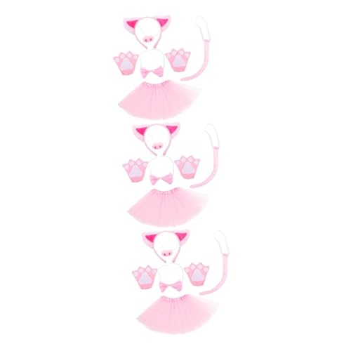 TOPPERFUN 3 Sätze Cartoon-kostüm Für Mädchen Halloween-tutu Schweinstirnband Rock Schweine Party Halloween -kostüm Requisiten Schwein Schweinchen Rosa Gittergewebe TOPPERFUN 3 Sätze Cartoon-kostüm Für Mädchen Halloween-tutu Schweinstirnband Rock Schweine Party Halloween -kostüm Requisiten Schwein Schweinchen Rosa Gittergewebe von TOPPERFUN