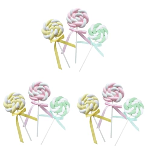 TOPPERFUN 3 Sätze Lutscher Für Partys Fake Lollipop Requisiten Für Hochzeiten Geburtstagsfeiern Und Fotografie Farben Für Veranstaltungen 3 Stücke * 3 TOPPERFUN 3 Sätze Lutscher Für Partys Fake Lollipop Requisiten Für Hochzeiten Geburtstagsfeiern Und Fotografie Farben Für Veranstaltungen 3 Stücke * 3 von TOPPERFUN