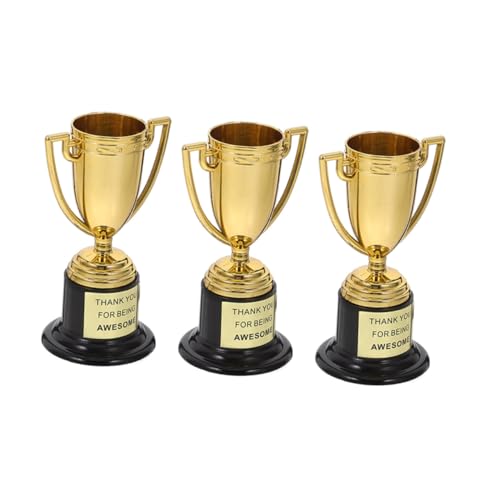 TOPPERFUN 3 Stück Kleine Trophäen Mini Trophäen Massenpreis Für Kindersportwettbewerbe Mini Trophäen Und Medaillen Massenspielzeug Für Preise Winzige Trophäe Wiederverwendbar TOPPERFUN 3 Stück Kleine Trophäen Mini Trophäen Massenpreis Für Kindersportwettbewerbe Mini Trophäen Und Medaillen Massenspielzeug Für Preise Winzige Trophäe Wiederverwendbar von TOPPERFUN