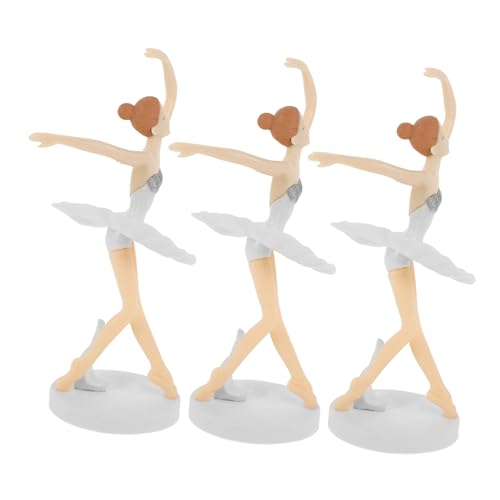 TOPPERFUN 3 Stück Kuchendekoration geburtstagskuchen tanz Cupcake Dekoration Kuchenverzierung Kuchenfiguren Ballett Miniatur Hochzeits-Cupcake-Topper Tortenaufsätze für Geburtstage PVC Weiß TOPPERFUN 3 Stück Kuchendekoration geburtstagskuchen tanz Cupcake Dekoration Kuchenverzierung Kuchenfiguren Ballett Miniatur Hochzeits-Cupcake-Topper Tortenaufsätze für Geburtstage PVC Weiß von TOPPERFUN