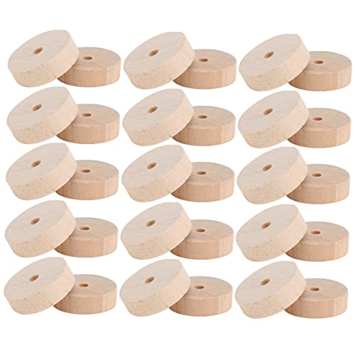 TOPPERFUN Räder Holzrad Holzräder Holz: 30 Stück Holz Bastelräder, Kinder-Bastelräder Holzspielzeug mit Holzrädern Autoräder für DIY Fahrzeughandwerk, 28 x 10 mm TOPPERFUN Räder Holzrad Holzräder Holz: 30 Stück Holz Bastelräder, Kinder-Bastelräder Holzspielzeug mit Holzrädern Autoräder für DIY Fahrzeughandwerk, 28 x 10 mm von TOPPERFUN