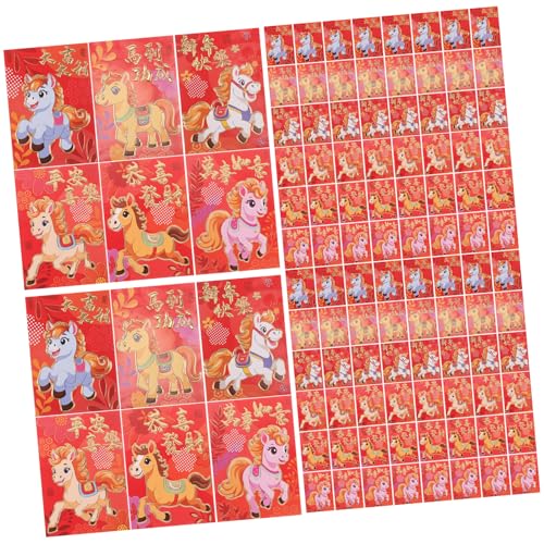 TOPPERFUN 300 Stk. Rote Umschläge Chinesisches Neujahr Jahr Des Pferdes Kreative Hong Bao mit Pferdemuster Festliche Geldgeschenkumschläge für Familien Firmen Hochzeit Geburtstag TOPPERFUN 300 Stk. Rote Umschläge Chinesisches Neujahr Jahr Des Pferdes Kreative Hong Bao mit Pferdemuster Festliche Geldgeschenkumschläge für Familien Firmen Hochzeit Geburtstag von TOPPERFUN
