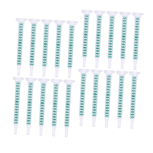 TOPPERFUN 30Stücke Ab Kleberapplikator Epoxidharz Mischrohr Effektive Mischrohre für Zweikomponenten Kleber Dichtstoffe Schaumstoffe Leichtes Material DIY Zubehör von TOPPERFUN