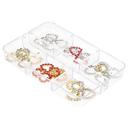 TOPPERFUN 30Stücke Herz Nagel Charms mit Kristallen DIY Nagelkunst Dekoration Geeignet für Dating Schule und Besondere Anlässe TOPPERFUN 30Stücke Herz Nagel Charms mit Kristallen DIY Nagelkunst Dekoration Geeignet für Dating Schule und Besondere Anlässe von TOPPERFUN