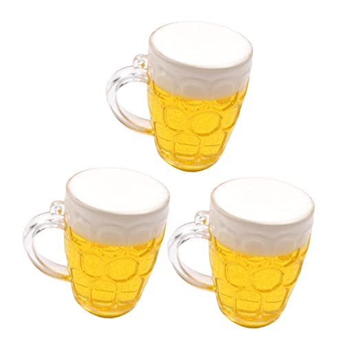 TOPPERFUN 3Stücke Bierkrug Kuchendekoration Simulation Bierglas Zubehör für Geburtstagstorten für Oktoberfestfeiern und Langlebig Perfektes Cake Topper TOPPERFUN 3Stücke Bierkrug Kuchendekoration Simulation Bierglas Zubehör für Geburtstagstorten für Oktoberfestfeiern und Langlebig Perfektes Cake Topper von TOPPERFUN