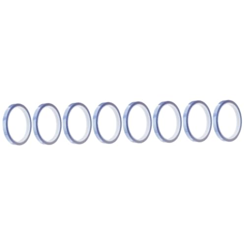TOPPERFUN 4 Sätze Hitzebeständiges Klebeband Klebrig Hoch Streifen Thermal- Wärmeband Industrieklebeband Industrie Klebeband Heizband Transferband Für Vinyl Das Haustier Blue 2 Rollen * 4 von TOPPERFUN