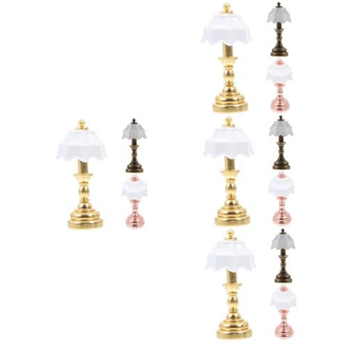 TOPPERFUN 4 Sätze Mini-schreibtischlampenmodell Für Led USB-schreibtischlampe Mini-hauslampe Mini- -stehlampe Puppenhaus-lampendekor Kreative Lampe Metall 3 Stück * 4 TOPPERFUN 4 Sätze Mini-schreibtischlampenmodell Für Led USB-schreibtischlampe Mini-hauslampe Mini- -stehlampe Puppenhaus-lampendekor Kreative Lampe Metall 3 Stück * 4 von TOPPERFUN