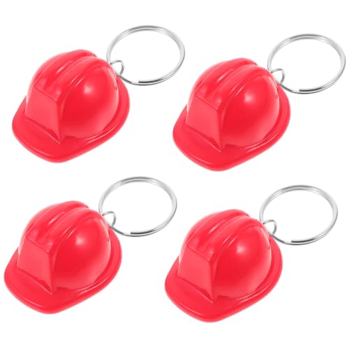 TOPPERFUN 4 Stück Helm Schlüsselanhänger Kreative Metall Schlüsselanhänger für Rucksack Taschen Einzigartige Bauhelm Dekoration für Partys TOPPERFUN 4 Stück Helm Schlüsselanhänger Kreative Metall Schlüsselanhänger für Rucksack Taschen Einzigartige Bauhelm Dekoration für Partys von TOPPERFUN