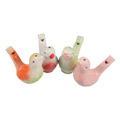 TOPPERFUN 4 Stück Keramische Vogelpfeifen Teiliges mit Wasserfüllung und Hängeband Realistische Vogelrufe Leicht und Tragbar für Vogelbeobachter Outdoor und Partygeschenke TOPPERFUN 4 Stück Keramische Vogelpfeifen Teiliges mit Wasserfüllung und Hängeband Realistische Vogelrufe Leicht und Tragbar für Vogelbeobachter Outdoor und Partygeschenke von TOPPERFUN