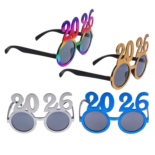 TOPPERFUN 4 Stück Lustige Year Eyeglasses Glitzernde Zahlengläser für Silvesterfeiern Einzigartige Fotorequisiten für Feiern und Geburtstagsfeiern TOPPERFUN 4 Stück Lustige Year Eyeglasses Glitzernde Zahlengläser für Silvesterfeiern Einzigartige Fotorequisiten für Feiern und Geburtstagsfeiern von TOPPERFUN