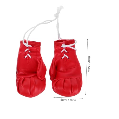 TOPPERFUN 4 Stück Mini Boxhandschuhe Rot Blau Realistische Miniatur Boxhandschuhe für Autospiegel Anhänger und Partydeko Souvenir für Boxsportfans und Puppenhäuser TOPPERFUN 4 Stück Mini Boxhandschuhe Rot Blau Realistische Miniatur Boxhandschuhe für Autospiegel Anhänger und Partydeko Souvenir für Boxsportfans und Puppenhäuser von TOPPERFUN