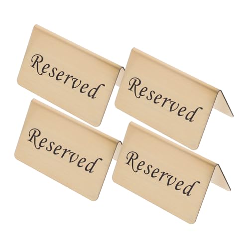 TOPPERFUN 4 Stück Reservierte Tischschilder aus Praktische Tischaufsteller für Hochzeiten Partys und Restaurants Platzsparendes Design Modern und Wiederverwendbar TOPPERFUN 4 Stück Reservierte Tischschilder aus Praktische Tischaufsteller für Hochzeiten Partys und Restaurants Platzsparendes Design Modern und Wiederverwendbar von TOPPERFUN