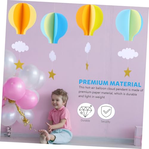 TOPPERFUN 4 Stück Teiliges Papier girlanden Heißluftballons Hängedeko für Decke Fenster Wand Partydekoration Shower Hochzeit Geburtstag Feier TOPPERFUN 4 Stück Teiliges Papier girlanden Heißluftballons Hängedeko für Decke Fenster Wand Partydekoration Shower Hochzeit Geburtstag Feier von TOPPERFUN