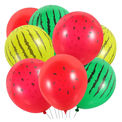 TOPPERFUN 40 Stück Wassermelonballon Rosa Erste Party Hawaiianische Ballons Latexballons Wassermelone -formballons Massenballons Emulsion TOPPERFUN 40 Stück Wassermelonballon Rosa Erste Party Hawaiianische Ballons Latexballons Wassermelone -formballons Massenballons Emulsion von TOPPERFUN