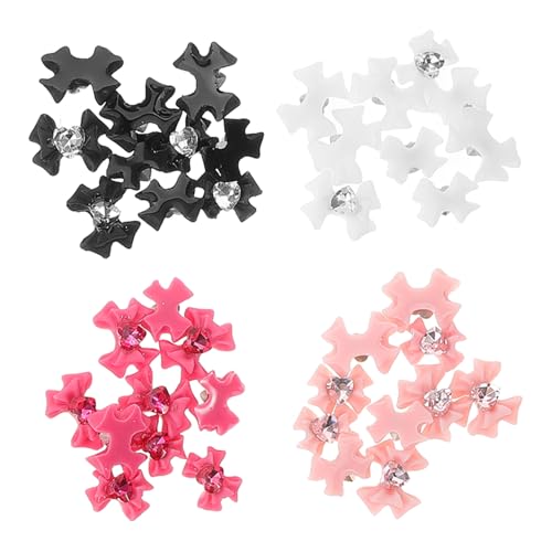 TOPPERFUN 40Stücke Nagelkunst Anhänger Schleifen Nagel Charms für Kreative Nageldekoration Glänzende Maniküre Accessoires für DIY Nail Art für Zuhause und Profis TOPPERFUN 40Stücke Nagelkunst Anhänger Schleifen Nagel Charms für Kreative Nageldekoration Glänzende Maniküre Accessoires für DIY Nail Art für Zuhause und Profis von TOPPERFUN