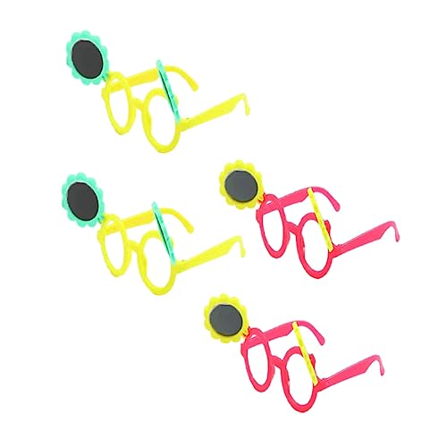 TOPPERFUN 4Stücke Kreative Für Lustige Sonnenblumen Design Getönte Cosplay Brille Für Partys Und Sommerausflüge UV Und Langlebige Materialien TOPPERFUN 4Stücke Kreative Für Lustige Sonnenblumen Design Getönte Cosplay Brille Für Partys Und Sommerausflüge UV Und Langlebige Materialien von TOPPERFUN