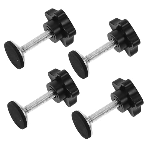 TOPPERFUN 4stücke Handknopf Feststellschraube Rändelschrauben Gewinde Klemm Knopf Maschinenschrauben Ersatz Für Maschinengriff Klemmschraube von TOPPERFUN