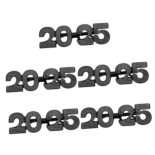 TOPPERFUN 5 Paar Lustige Brillen Neujahrsdekorationen 2025 Abschlussklasse 2025 Partybrillen Neujahrsfoto Requisiten Silvesterbrillen 2025 Brillen Für Neujahrspartys Einfache PC TOPPERFUN 5 Paar Lustige Brillen Neujahrsdekorationen 2025 Abschlussklasse 2025 Partybrillen Neujahrsfoto Requisiten Silvesterbrillen 2025 Brillen Für Neujahrspartys Einfache PC von TOPPERFUN