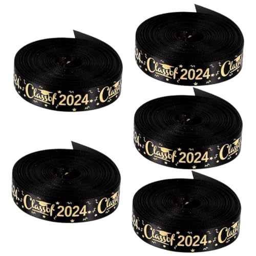 TOPPERFUN 5 Rollen verpackung Band erste weißes Band zum Einwickeln Lüge Partydekorationen glitzerndes Wickelband DIY Bow Making Ribbon Geschenkband Polyester Black TOPPERFUN 5 Rollen verpackung Band erste weißes Band zum Einwickeln Lüge Partydekorationen glitzerndes Wickelband DIY Bow Making Ribbon Geschenkband Polyester Black von TOPPERFUN