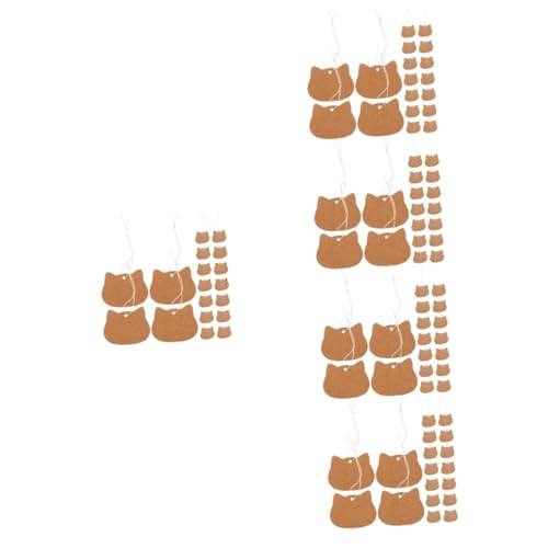TOPPERFUN 5 Sätze Hängeetikett Aus Kraftpapier Preisschilder Etiketten Tags Niedliche Etiketten Preislabels Schlüssel Stichworte Kleidungsstück-etikett Kleidungsetiketten 100 Stück * 5 von TOPPERFUN