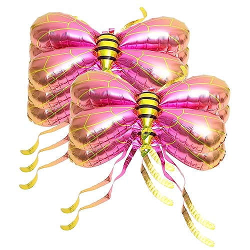 TOPPERFUN 5 Stück Bienenballons Luft schmücken Party Dekoration Flügel Ballons Fee verkleiden sich Requisiten weiblicher Kostümflügelballon Aluminiumfolie Rosa TOPPERFUN 5 Stück Bienenballons Luft schmücken Party Dekoration Flügel Ballons Fee verkleiden sich Requisiten weiblicher Kostümflügelballon Aluminiumfolie Rosa von TOPPERFUN