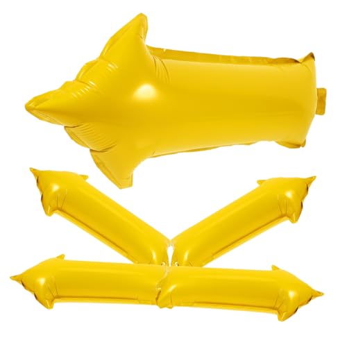 TOPPERFUN 5 Stück Folienballons Geburtstags und Hochzeitsdeko Aufblasbare Luftballons für Einzigartige Party Layouts Langlebig und Sicher für Feiern und Events von TOPPERFUN