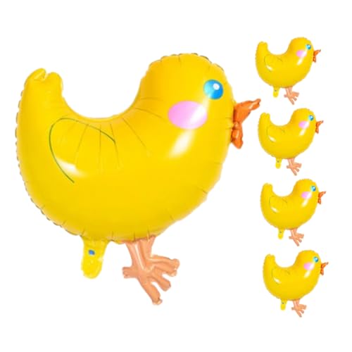 TOPPERFUN 5 Stück Großer Gelber Hühnerballon Farmtierdekorationen Luftballons Mit Nutztieren Folienballon Partydekorationen Für Erwachsene Frühlingsdeko Frühlingsfestballon Aluminiumfolie TOPPERFUN 5 Stück Großer Gelber Hühnerballon Farmtierdekorationen Luftballons Mit Nutztieren Folienballon Partydekorationen Für Erwachsene Frühlingsdeko Frühlingsfestballon Aluminiumfolie von TOPPERFUN