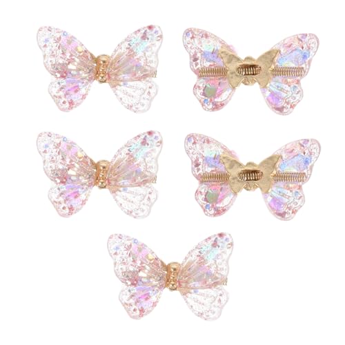 TOPPERFUN 5 Stück Teiliges Nagelkunst Dekorationsset Glitzernde Schleifen Nagelstuds für DIY Maniküre Geeignet für Zuhause und Professionelle Anwendungen von TOPPERFUN