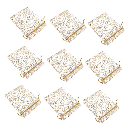 TOPPERFUN 50 Stück Gilding Organza Geschenktüten mit Kordelzug für Hochzeiten Partys und Geschenkverpackung für Geburtstagsfeiern Weihnachten und Besondere Anlässe TOPPERFUN 50 Stück Gilding Organza Geschenktüten mit Kordelzug für Hochzeiten Partys und Geschenkverpackung für Geburtstagsfeiern Weihnachten und Besondere Anlässe von TOPPERFUN