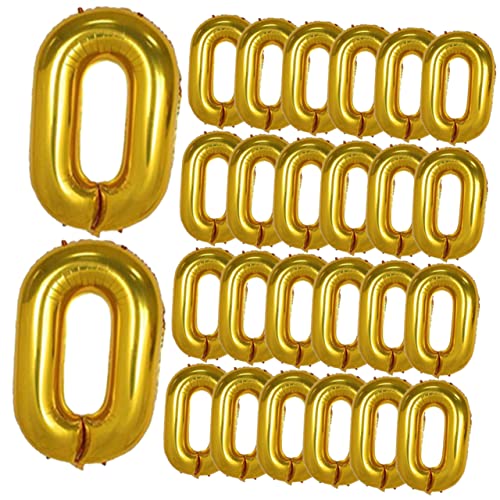 TOPPERFUN 50 Stück Goldene Kettenballons Dekorative Luftballons für Jahre Partys Geburtstagsfeiern und Fotohintergründe Leichtes Aluminiumfolie Material TOPPERFUN 50 Stück Goldene Kettenballons Dekorative Luftballons für Jahre Partys Geburtstagsfeiern und Fotohintergründe Leichtes Aluminiumfolie Material von TOPPERFUN