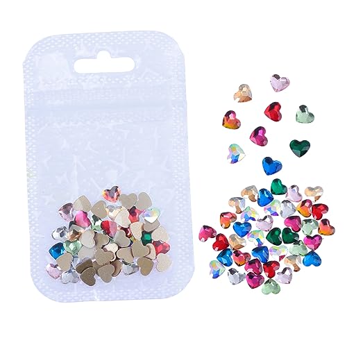 TOPPERFUN 50 Stück Herz Nagel Dekorationen Diy Maniküre Strasssteine Glitzer Herz Nagelschmuck für Kreative Nageldesigns und Mehr für Handwerksprojekte und Persönliche Gestaltung TOPPERFUN 50 Stück Herz Nagel Dekorationen Diy Maniküre Strasssteine Glitzer Herz Nagelschmuck für Kreative Nageldesigns und Mehr für Handwerksprojekte und Persönliche Gestaltung von TOPPERFUN