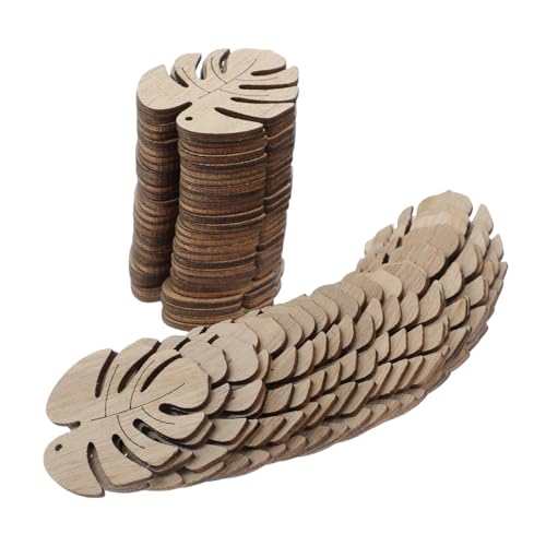 TOPPERFUN 50 Stück Holz-Schildkrötenblatt-Hängedekoration Schmuckanhänger Holzausschnitte zum Basteln Holzhandwerksvorräte Holzblätter zum Basteln Light Brown TOPPERFUN 50 Stück Holz-Schildkrötenblatt-Hängedekoration Schmuckanhänger Holzausschnitte zum Basteln Holzhandwerksvorräte Holzblätter zum Basteln Light Brown von TOPPERFUN