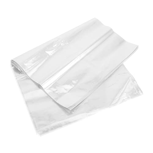 TOPPERFUN 50Stücke PVC Schrumpffolienbeutel für Schuhe Transparente Aufbewahrungstaschen für Sneaker Staubdicht und Feuchtigkeitsgeschützt für Schuhverpackung und Lagerung von TOPPERFUN