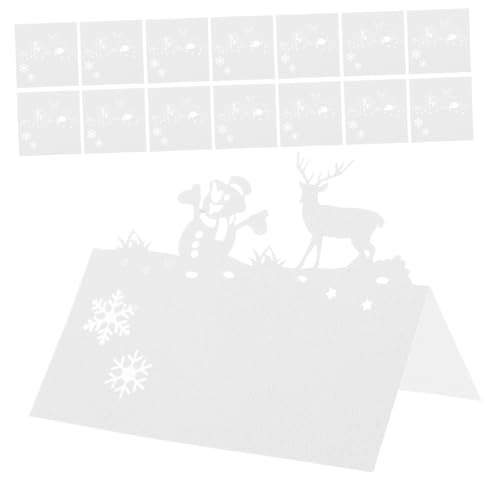 TOPPERFUN 50 Stück Sitzplatzkarte Reh Tisch Platzkarten mit Namen thematisiert Schneeflocken begrüßen NAME -Karte Zelte nennen Platzkarten mit Hochzeitsnamen Tabellennamenkarten Papier Weiß TOPPERFUN 50 Stück Sitzplatzkarte Reh Tisch Platzkarten mit Namen thematisiert Schneeflocken begrüßen NAME -Karte Zelte nennen Platzkarten mit Hochzeitsnamen Tabellennamenkarten Papier Weiß von TOPPERFUN