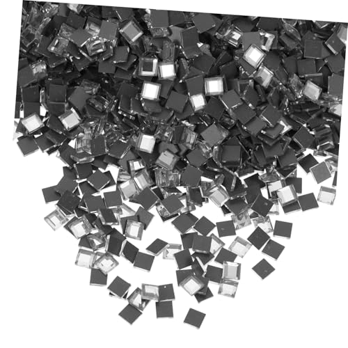 TOPPERFUN 5000 Stück Mini Glas Mosaikfliesen Transparent DIY Nail Art Dekoration Handwerk Basteln Nail Charms Zubehör für Nagelkunst und Heimdeko von TOPPERFUN