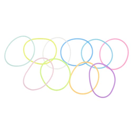 TOPPERFUN 50Stücke Luminous Silikonarmbänder Leuchtende Jelly Armbänder Für Farbige Haarbindungen Im Jahre Flexibles Und Hautfreundliches Design Für Partys von TOPPERFUN