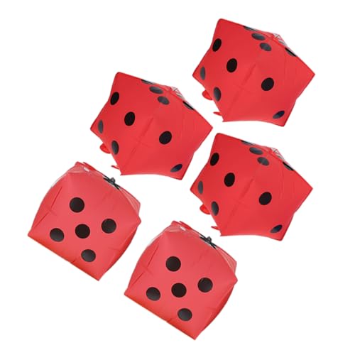 TOPPERFUN 5pcs Aufblasbare Würfelballons Party Dekoration Square Folienballons Inblasbare Luftballons Für Geburtstag Hochzeitsspiel Nacht Und Festival TOPPERFUN 5pcs Aufblasbare Würfelballons Party Dekoration Square Folienballons Inblasbare Luftballons Für Geburtstag Hochzeitsspiel Nacht Und Festival von TOPPERFUN