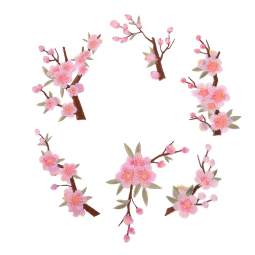 TOPPERFUN 6 Stück Teiliges Bestickte Blumen Bügelbilder mit Klebender Rückseite Langlebige Applikationen für Baumwolle Leinen Synthetische Stoffe Einfaches Aufbügeln zur Reparatur und TOPPERFUN 6 Stück Teiliges Bestickte Blumen Bügelbilder mit Klebender Rückseite Langlebige Applikationen für Baumwolle Leinen Synthetische Stoffe Einfaches Aufbügeln zur Reparatur und von TOPPERFUN