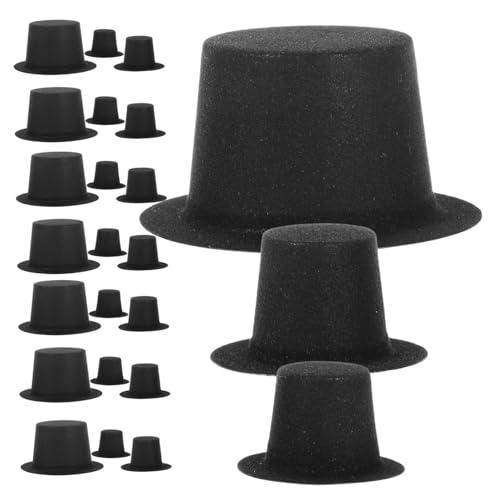 TOPPERFUN 60 Stück Teiliges Miniatur Weihnachtsmützen aus Schwarzem Pvc-filz Vielseitige Mini Hüte für DIY Dekoration Puppenzubehör Party und Festliche Bastelideen TOPPERFUN 60 Stück Teiliges Miniatur Weihnachtsmützen aus Schwarzem Pvc-filz Vielseitige Mini Hüte für DIY Dekoration Puppenzubehör Party und Festliche Bastelideen von TOPPERFUN