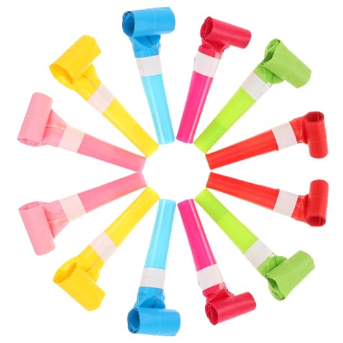 TOPPERFUN 60Stücke Farbige Pfeifen für Plastische Geräuschspielzeuge Partys Geburtstage Hochzeiten Karneval und Feiertagsfeiern Zufällige Farben TOPPERFUN 60Stücke Farbige Pfeifen für Plastische Geräuschspielzeuge Partys Geburtstage Hochzeiten Karneval und Feiertagsfeiern Zufällige Farben von TOPPERFUN
