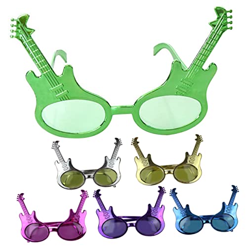 TOPPERFUN 6Stücke Gitarrenform Partybrillen Lustige Kostümbrillen für Musikpartys und Geburtstagsfeiern Leichte und Farbenfrohe Brillen für Unvergessliche und Kreative TOPPERFUN 6Stücke Gitarrenform Partybrillen Lustige Kostümbrillen für Musikpartys und Geburtstagsfeiern Leichte und Farbenfrohe Brillen für Unvergessliche und Kreative von TOPPERFUN
