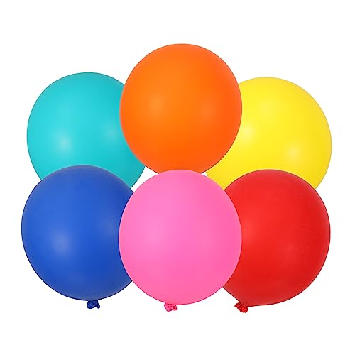 TOPPERFUN 6Stücke Große Latexballons Kreative Farbige Partydekoration für Unvergessliche Feiern für Hochzeiten TOPPERFUN 6Stücke Große Latexballons Kreative Farbige Partydekoration für Unvergessliche Feiern für Hochzeiten von TOPPERFUN