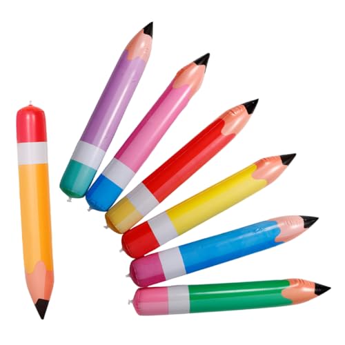 TOPPERFUN 7 Stück Aufblasbarer Bleistift Kindergarten Ballons Karneval Aufblasbares Schulparty Bleistiftdekorationen Zurück in Die Schule Aufblasbare Spielzeuge Bleistiftdekore Pvc TOPPERFUN 7 Stück Aufblasbarer Bleistift Kindergarten Ballons Karneval Aufblasbares Schulparty Bleistiftdekorationen Zurück in Die Schule Aufblasbare Spielzeuge Bleistiftdekore Pvc von TOPPERFUN