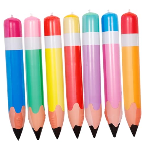 TOPPERFUN 7 Stück aufblasbarer Bleistift zurück zum Schulballon Ballons Masse Zurück zur Schule Requisiten Zurück in die Schuldekorationen Partyballons Bleistift für die Schulanfangszeit PVC TOPPERFUN 7 Stück aufblasbarer Bleistift zurück zum Schulballon Ballons Masse Zurück zur Schule Requisiten Zurück in die Schuldekorationen Partyballons Bleistift für die Schulanfangszeit PVC von TOPPERFUN