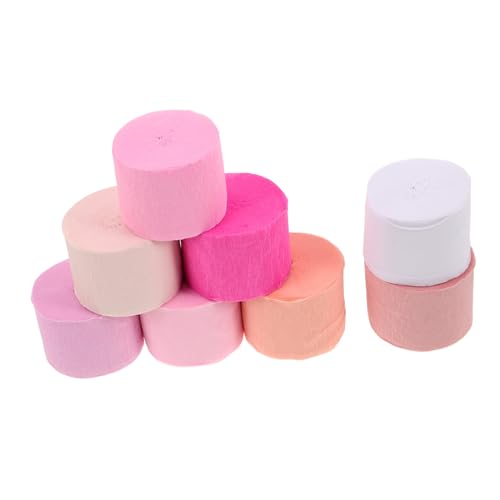 TOPPERFUN 8 Rollen Teiliges Krepppapier Bunte Geburtstagsdeko mit Farbigen Kreppbändern zum Basteln Geschenkverpackung und Partydekoration Vielseitig Verwendbar für DIY Feiern und Hochzeiten TOPPERFUN 8 Rollen Teiliges Krepppapier Bunte Geburtstagsdeko mit Farbigen Kreppbändern zum Basteln Geschenkverpackung und Partydekoration Vielseitig Verwendbar für DIY Feiern und Hochzeiten von TOPPERFUN