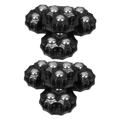 TOPPERFUN 8 Stück Kugellenkrad Selbstklebende Mini-Lenkrollen selbstklebende Universalriemenscheibe Lenkrollen für Möbel klebende Riemenscheibe Kleber Räder Rollen für Möbelbeine PP Schwarz TOPPERFUN 8 Stück Kugellenkrad Selbstklebende Mini-Lenkrollen selbstklebende Universalriemenscheibe Lenkrollen für Möbel klebende Riemenscheibe Kleber Räder Rollen für Möbelbeine PP Schwarz von TOPPERFUN