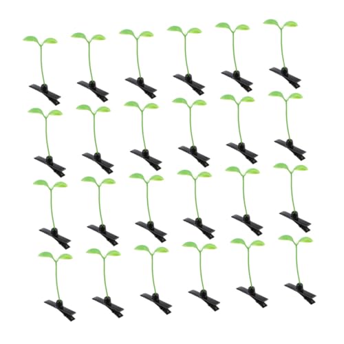 TOPPERFUN 80 Stück Teiliges Kleine Grüne Bohnenkeim Haarspangen Verspielte Haarklammern für Frauen Sicherer Halt Schonend Vielseitig für Haartypen von TOPPERFUN
