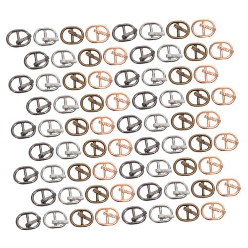 TOPPERFUN 80stücke Teiliges Mini Schnallen Aus Metall Verstellbare Schiebeschnalle Für Puppenkleidung Zubehör Für -projekte Für Puppen-gürtel Und Schuhe Verschiedenen Farben Antik von TOPPERFUN